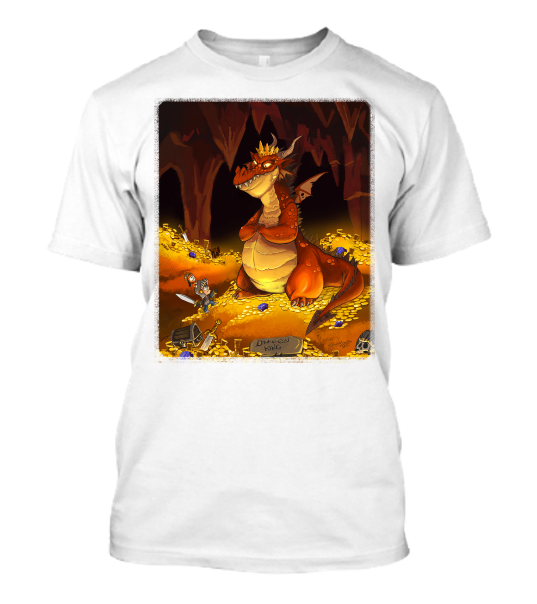Dragon King Treasure Hoard Caves T-Shirt