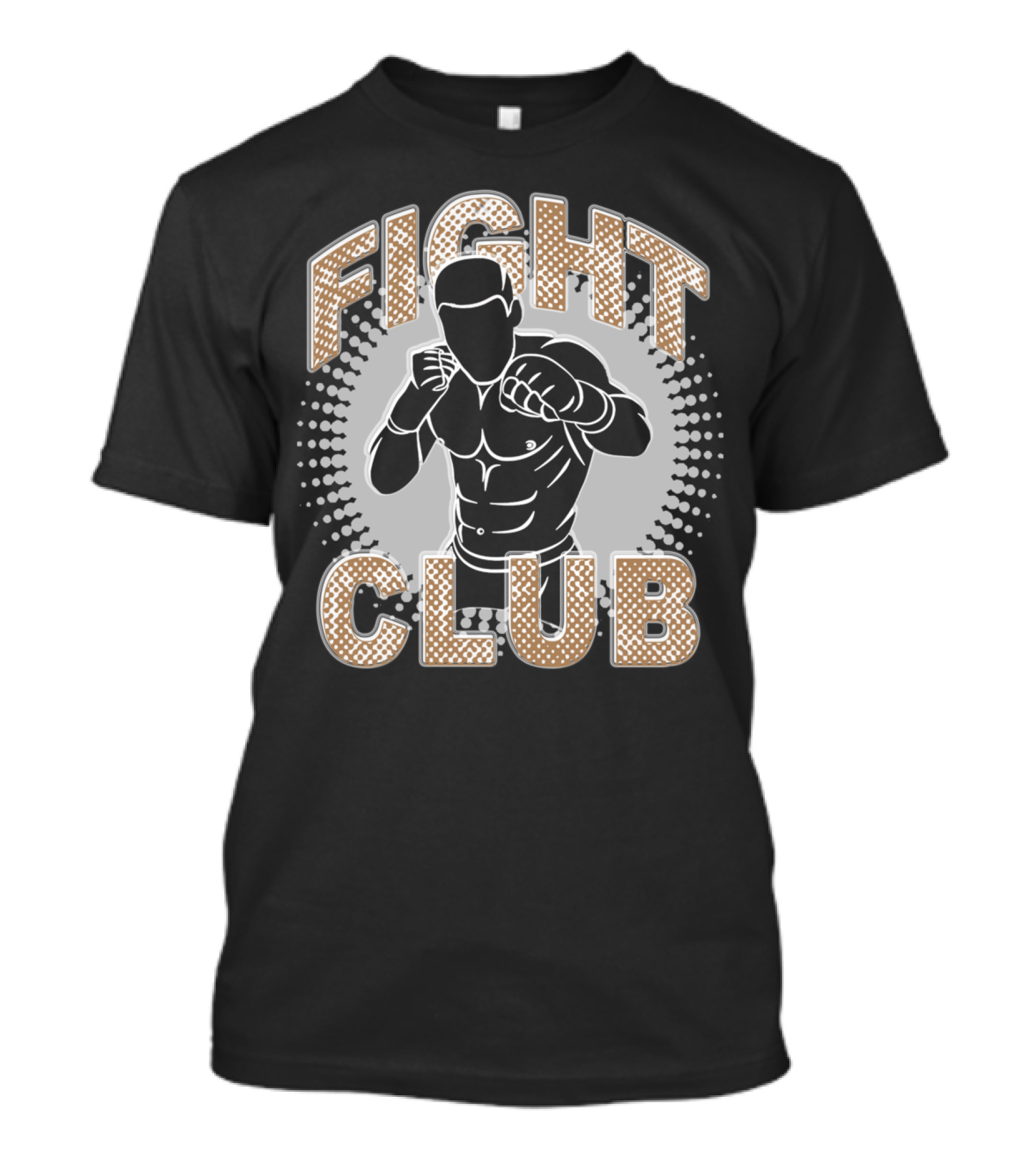 FIGHT CLUB Boxer With Raised Fists T-Shirt