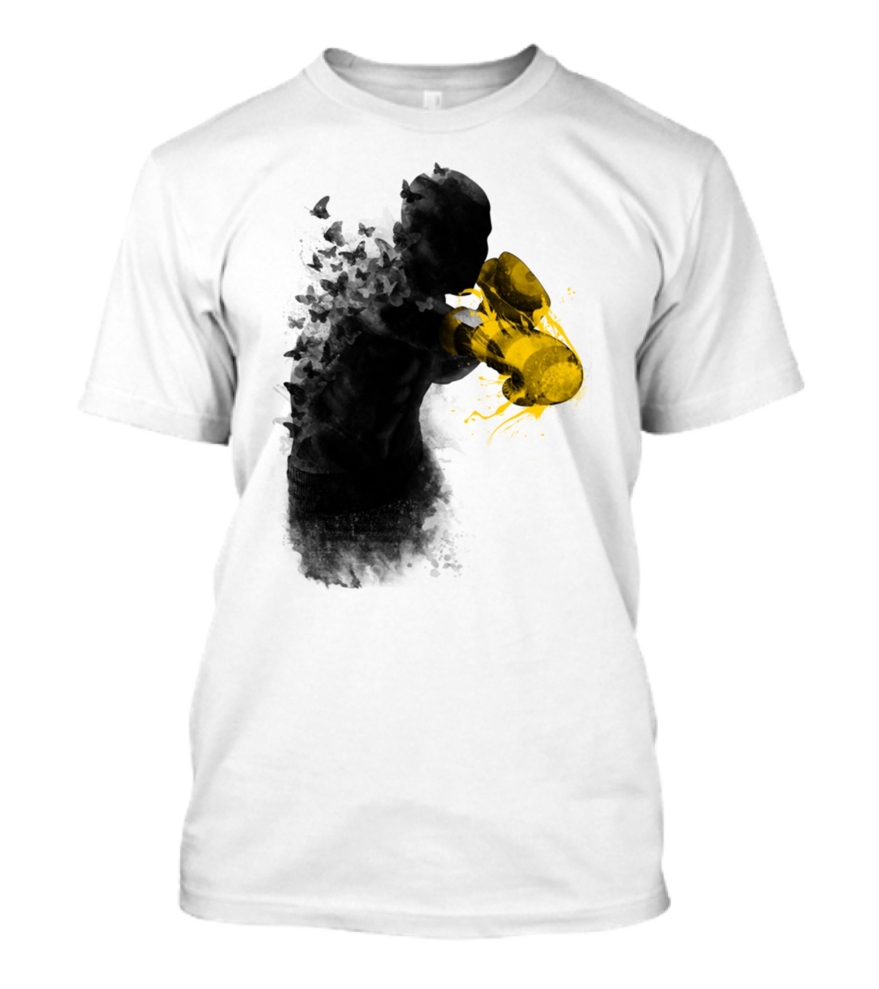 The Butterflies And The Gloves Of Transformation In Boxing T-Shirt