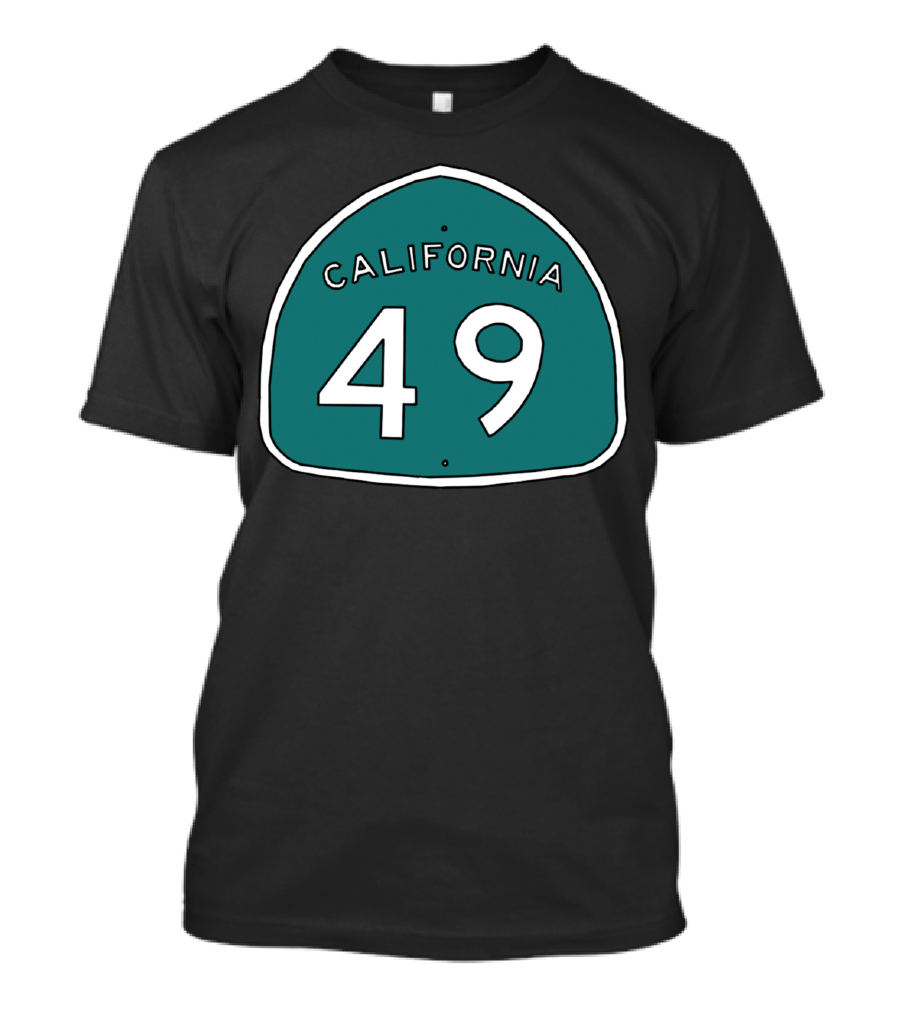 California Highway 49 Sign T-Shirt