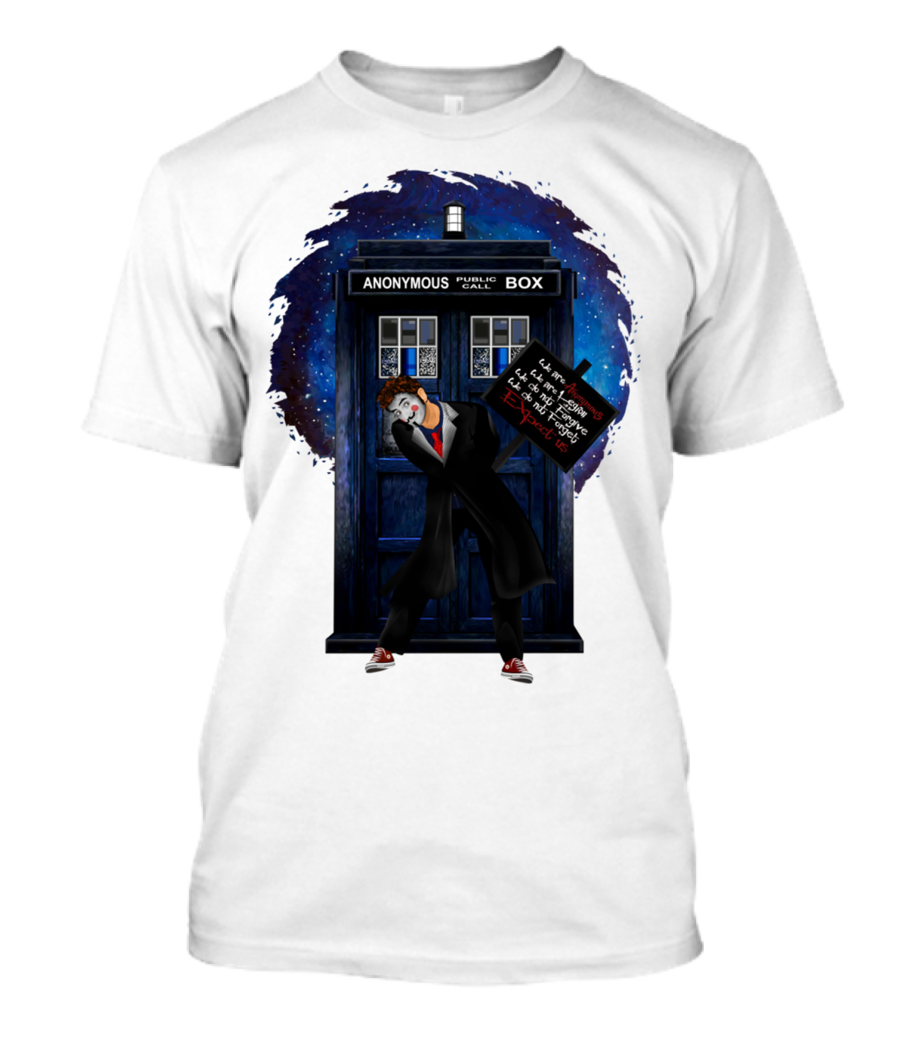 Anonymous Public Call Box Time Traveling Exploration T-Shirt