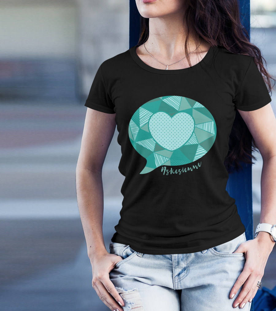Askesienne Heart Speech Bubble T-Shirt