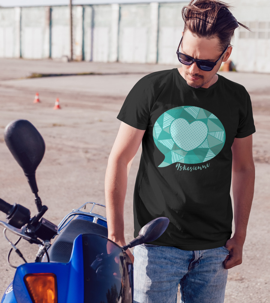 Askesienne Heart Speech Bubble T-Shirt