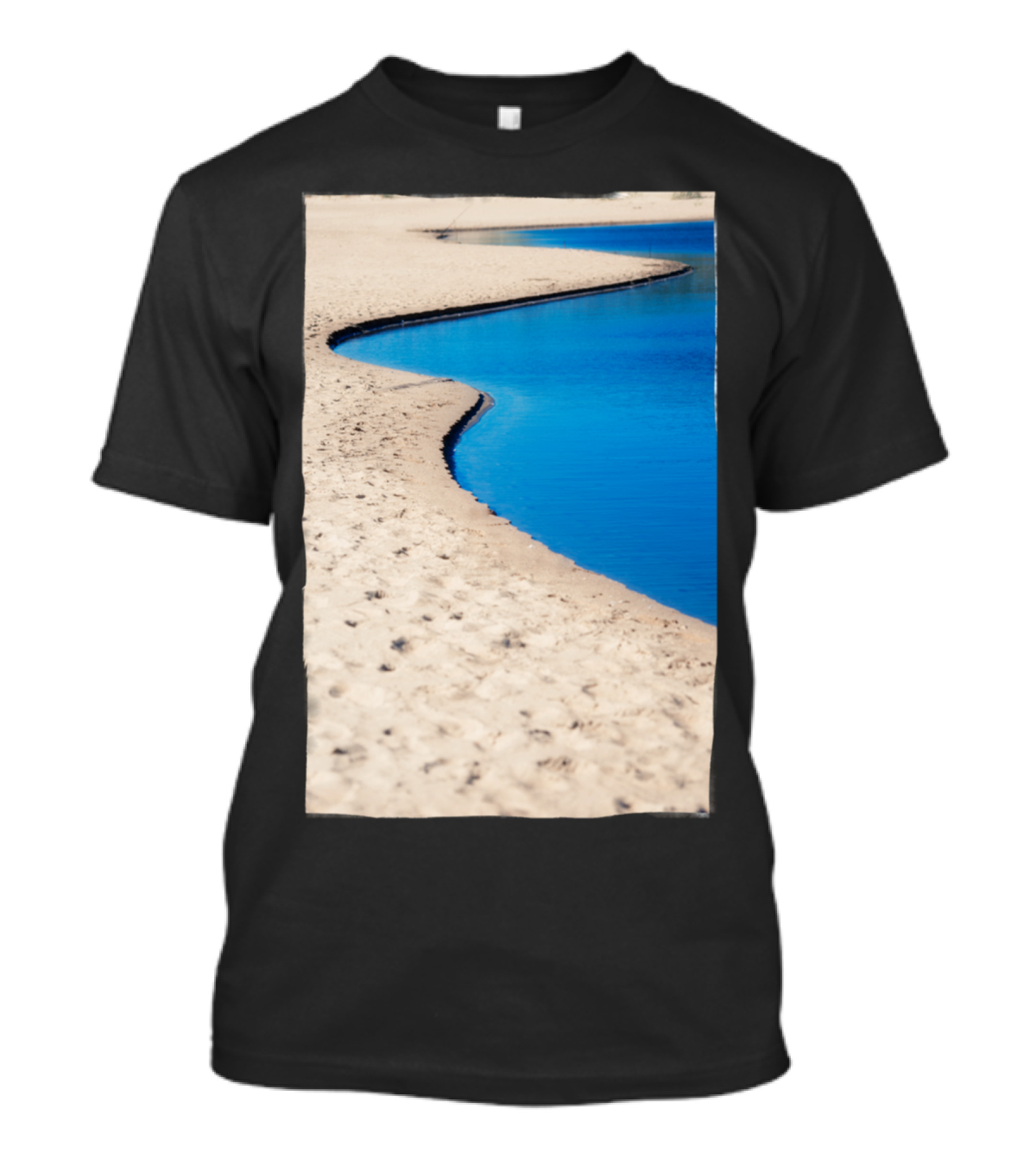 Bend Curved Beach Waterline T-Shirt