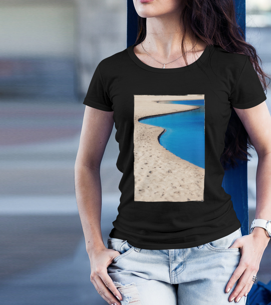 Bend Curved Beach Waterline T-Shirt