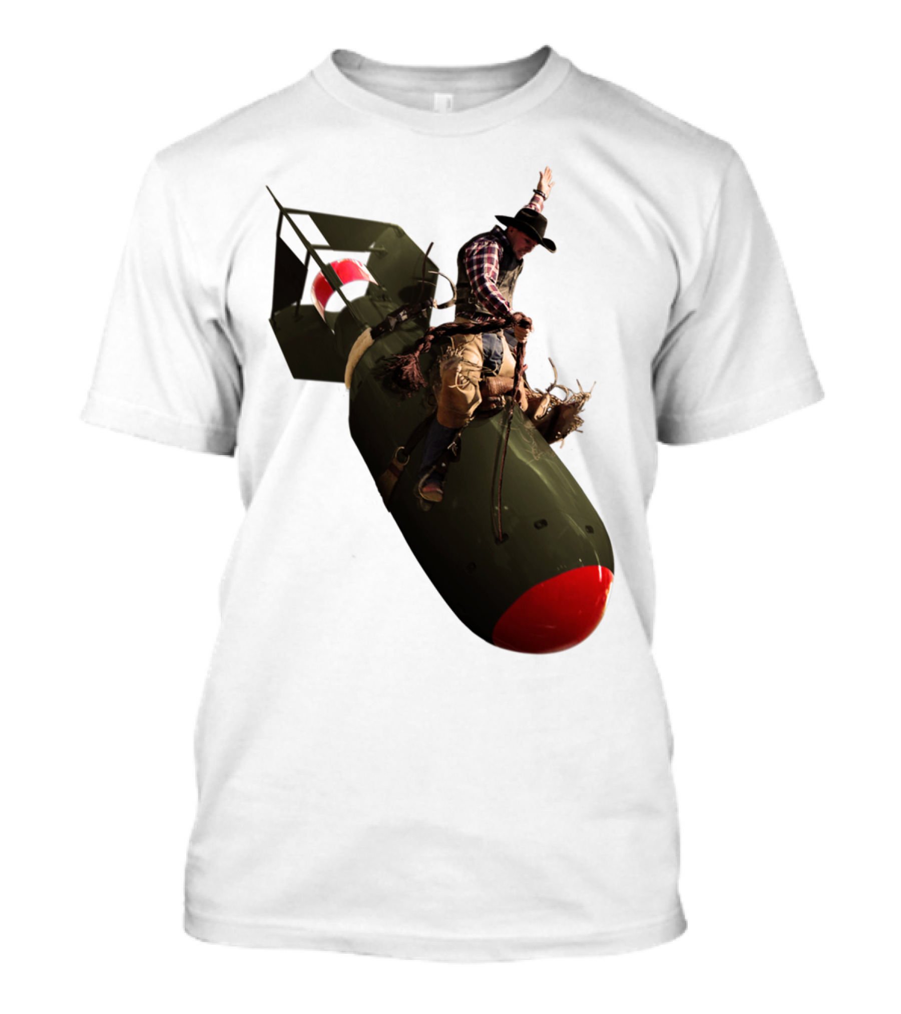 Slim Pickens Riding Bomb Dr. Strangelove Iconic Scene T-Shirt