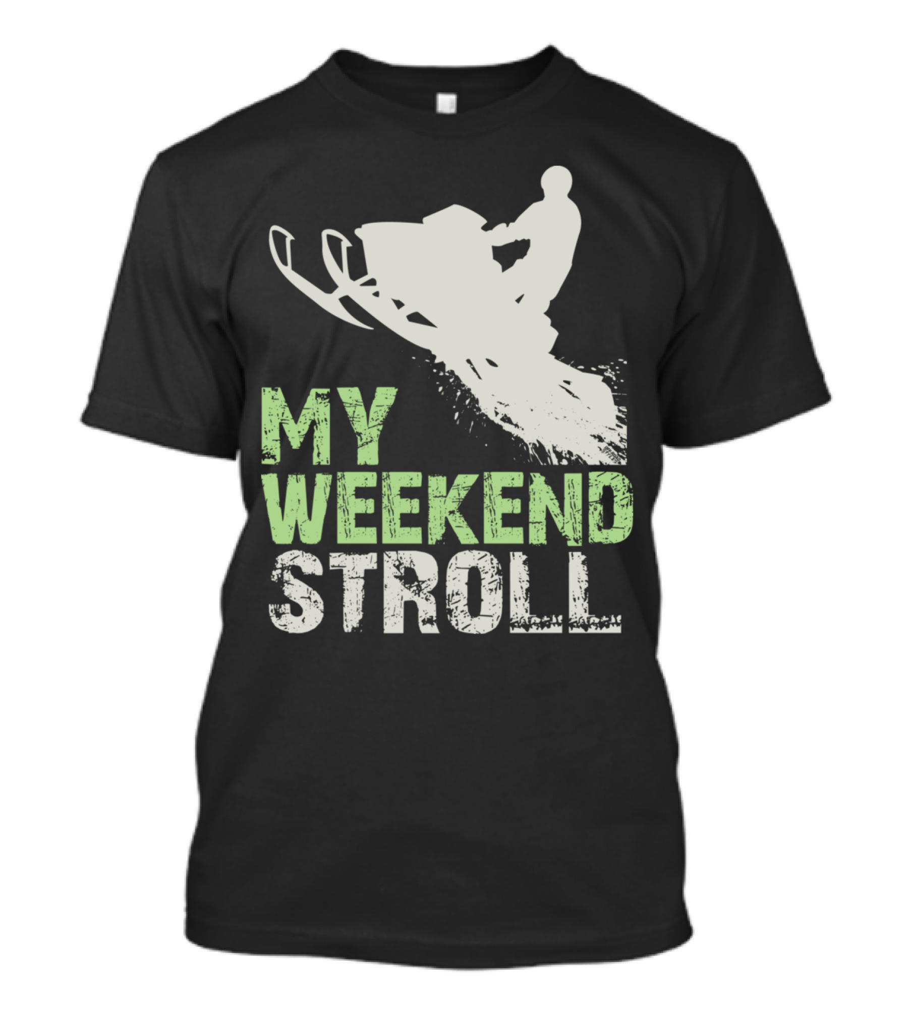 My Weekend Stroll Snowmobile Adventure T-Shirt