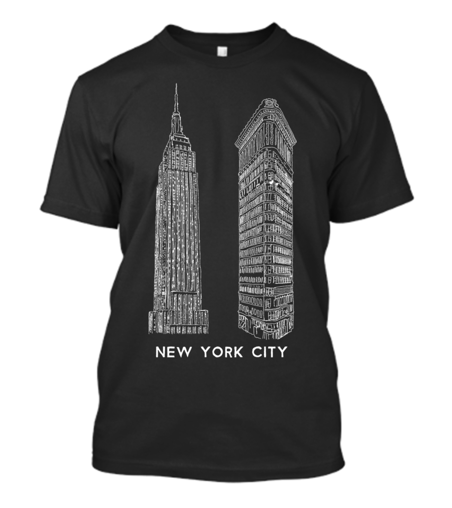 New York City Empire State Flatiron Building T-Shirt