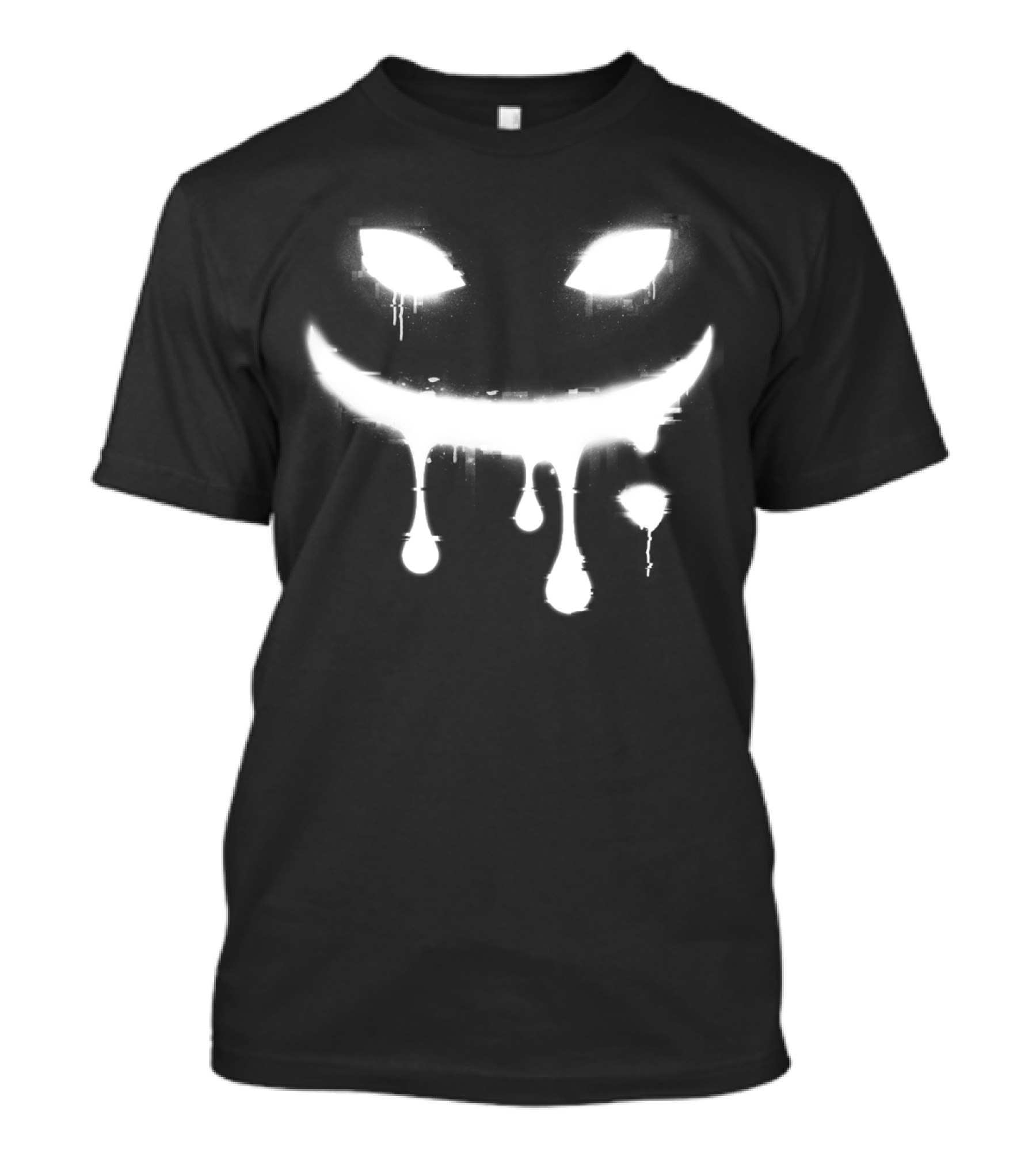 Catastrophic Error Dripping Smirk With Intense Eyes T-Shirt