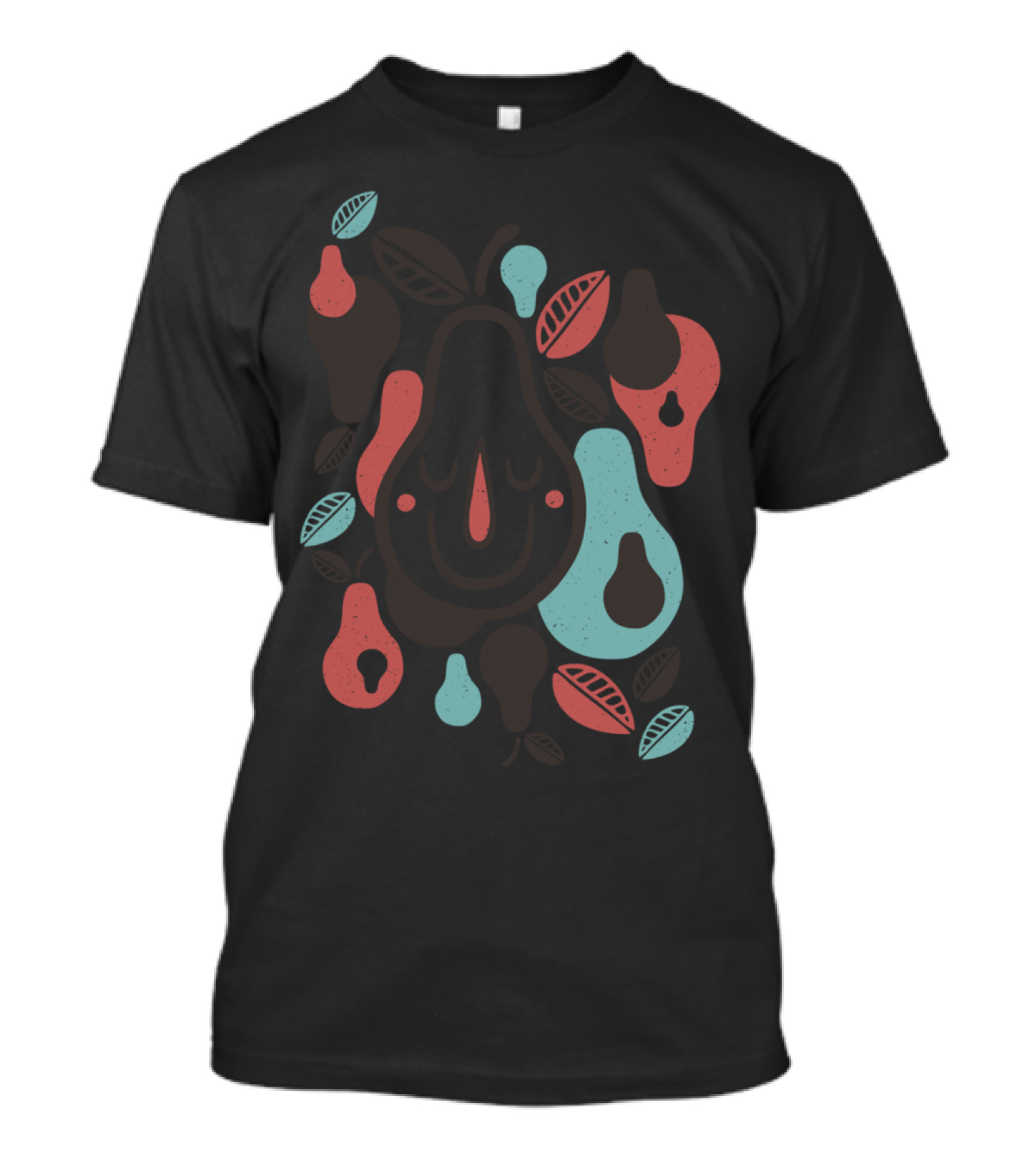 Pears With Multicolored Leaves And Fruit T-Shirt