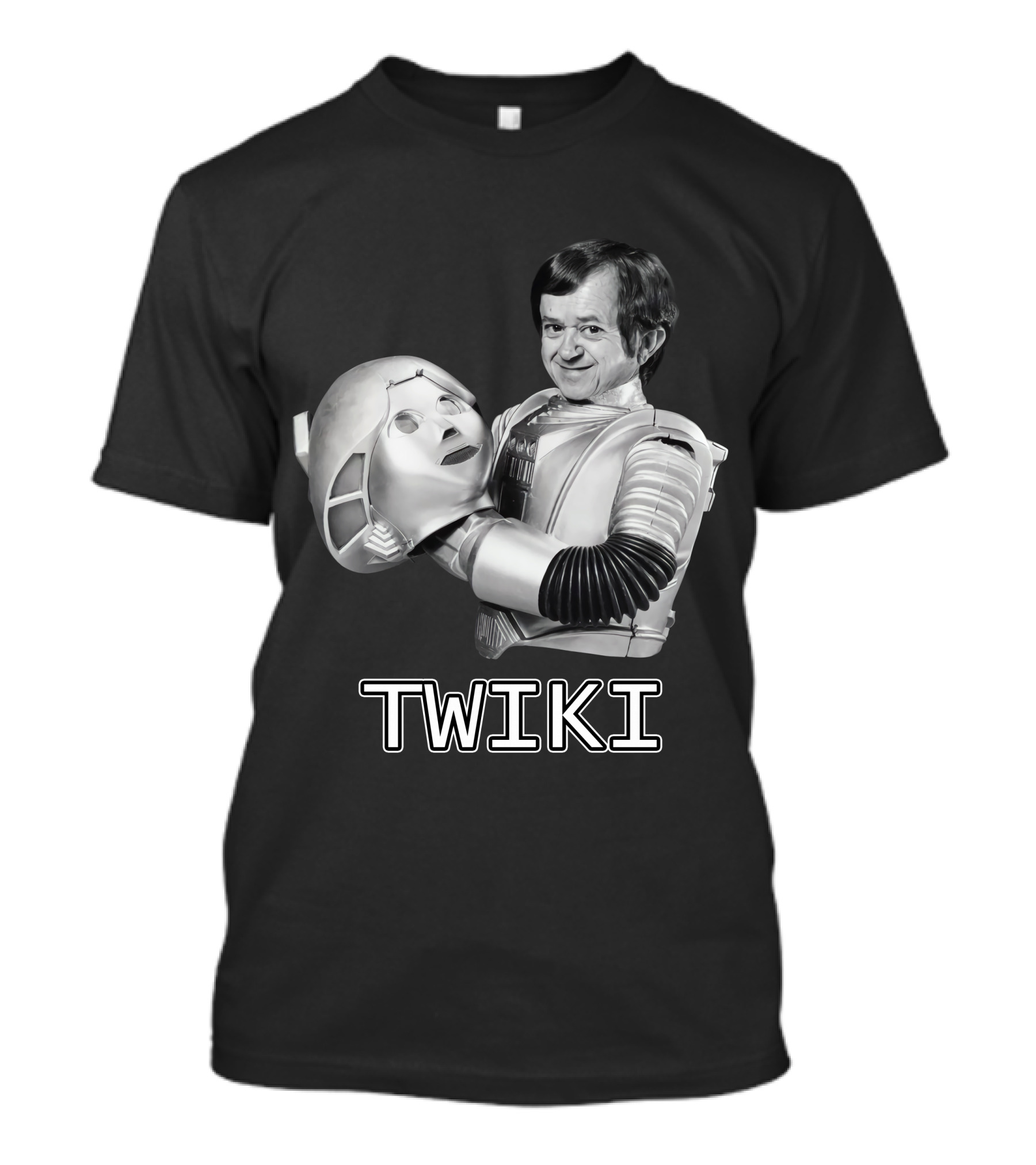 Buck Rogers Twiki Robot Head 1970s Sci-Fi Comedy T-Shirt
