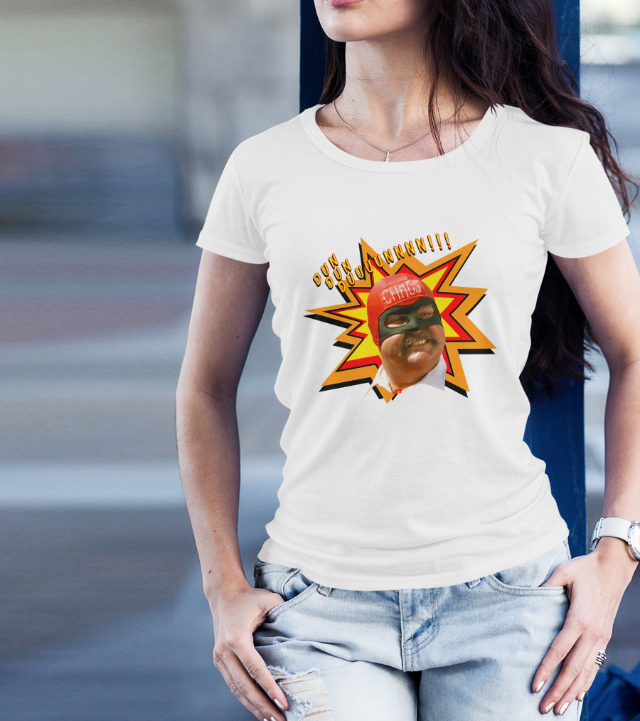 Dun Dun Duuunnnnn Captain Chaos The Cannonball Run T-Shirt