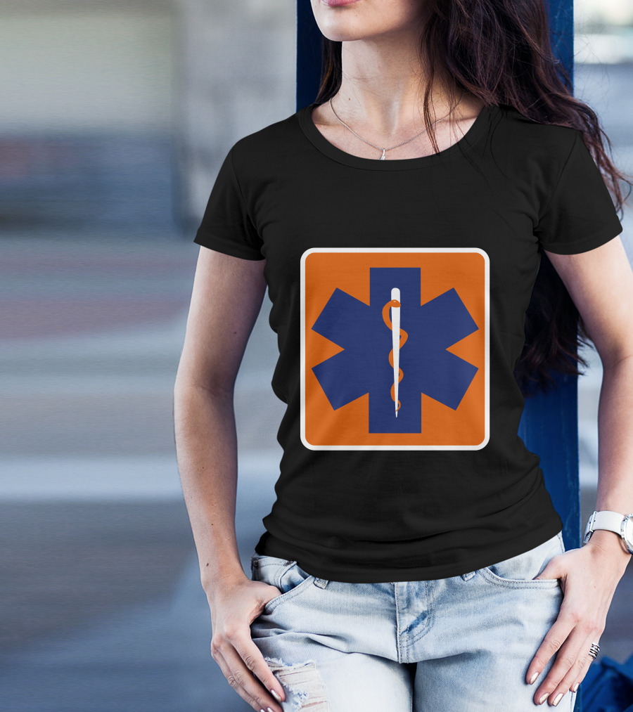 Star Of Life Medical Symbol The Cannon Ball Run T-Shirt