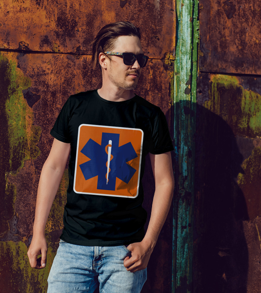 Star Of Life Medical Symbol The Cannon Ball Run T-Shirt