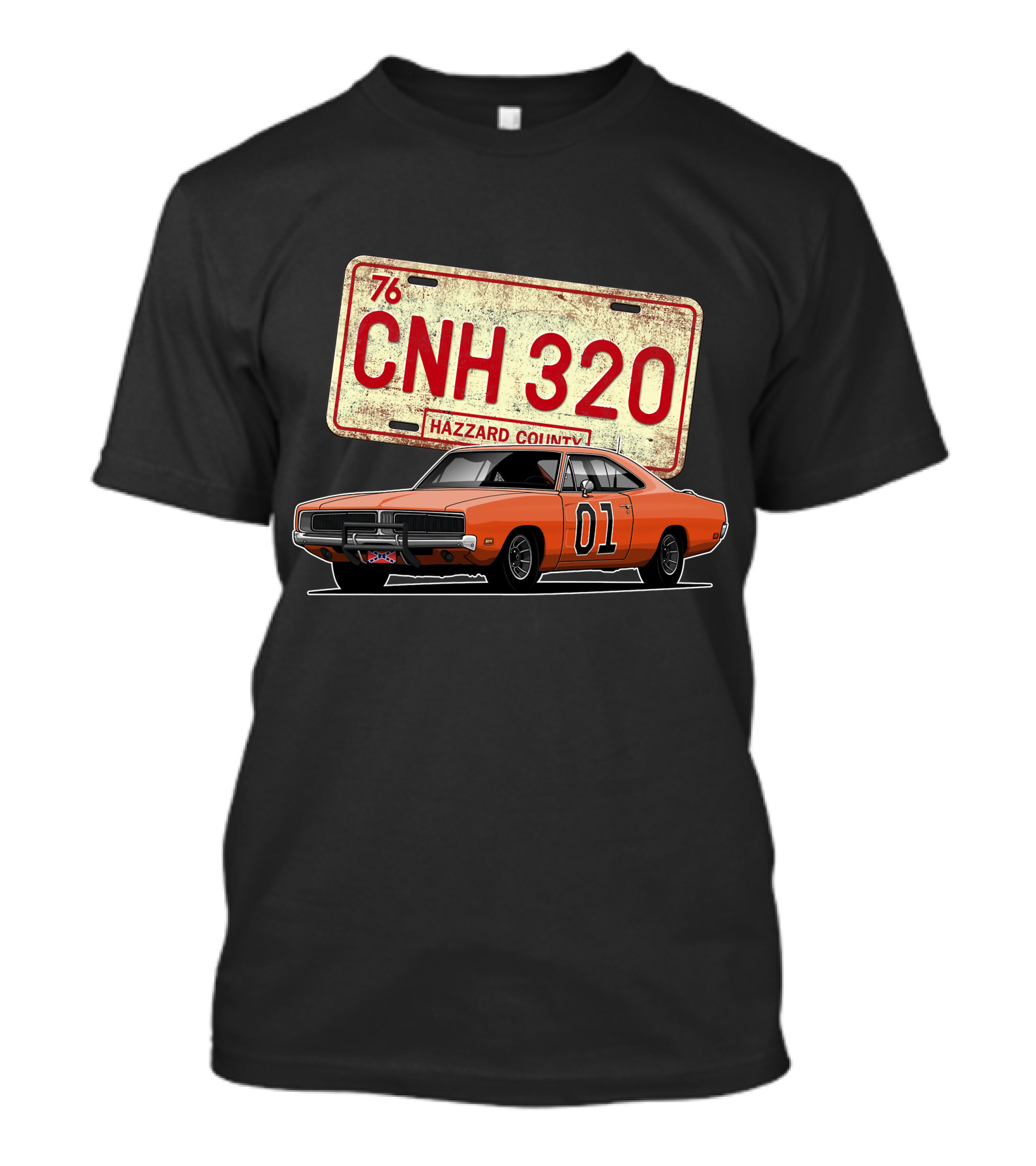 CNH 320 Hazzard County 01 Car 76 T-Shirt