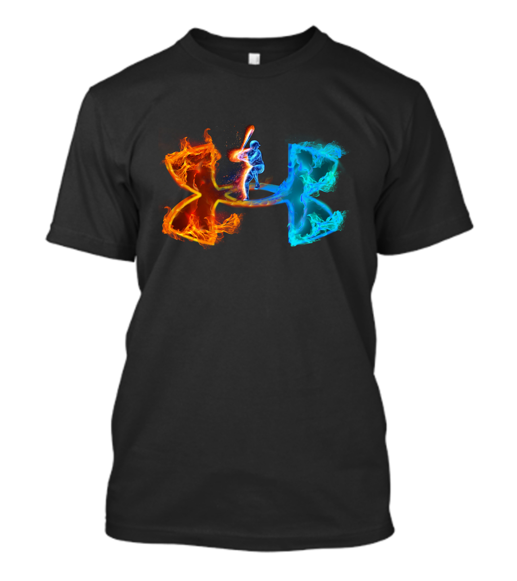 Under Armour Fiery Baseball Player T-Shirt