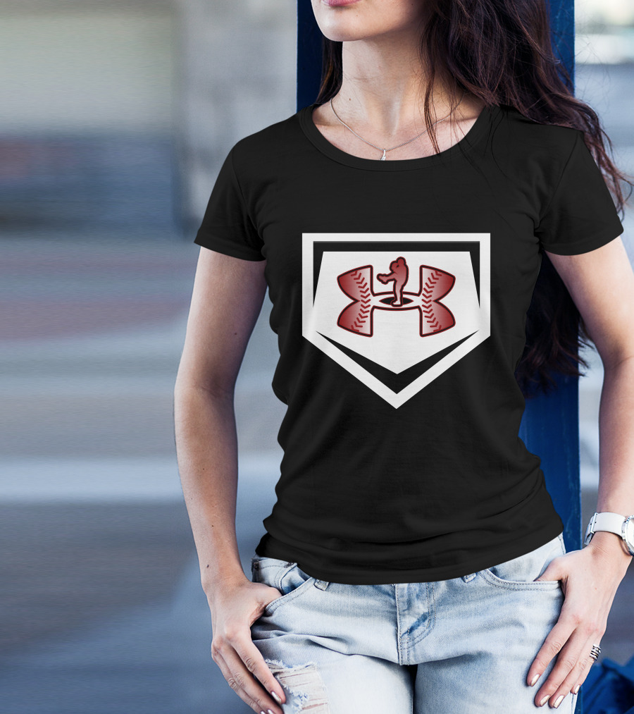 Under Armour Baseball Pitcher Home Plate T-Shirt