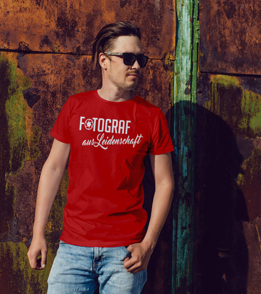 Fotograf Aus Leidenschaft Camera Lens Icon T-Shirt