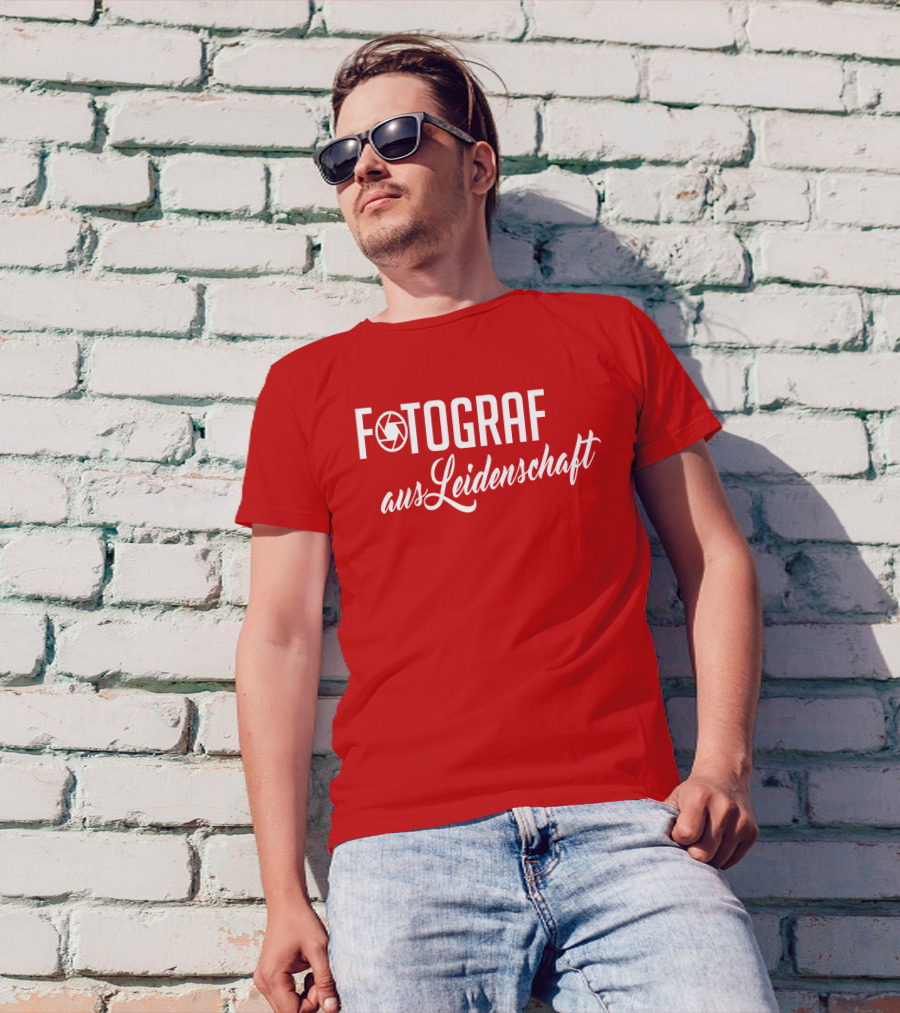 Fotograf Aus Leidenschaft Camera Lens Icon T-Shirt