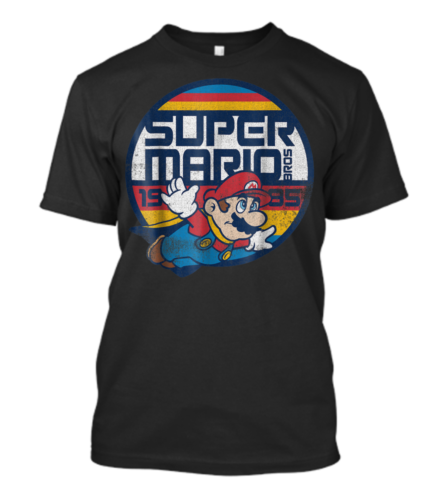 Super Mario Bros Flying 1985 Retro T-Shirt