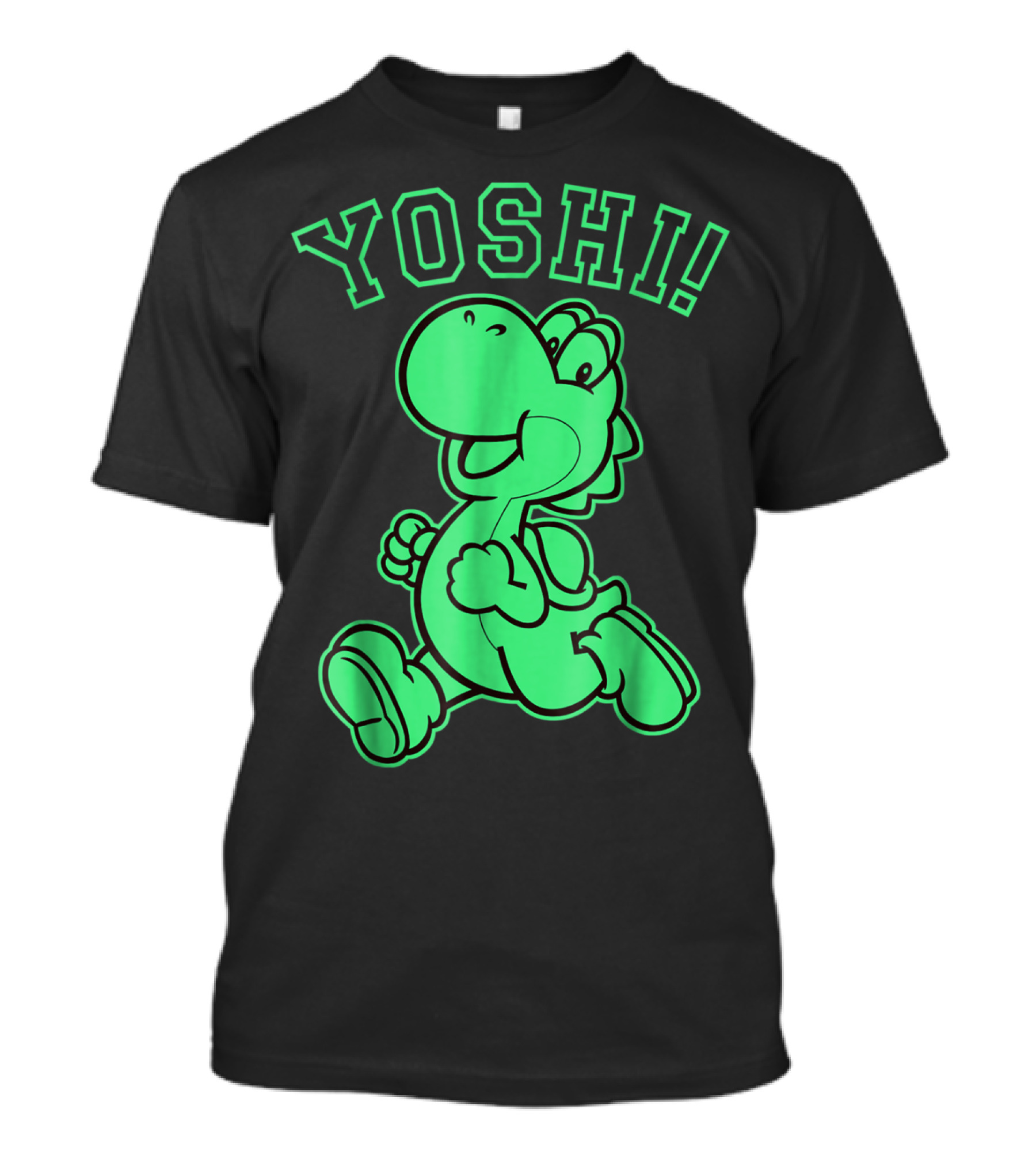 Yoshi Super Mario Green Run T-Shirt