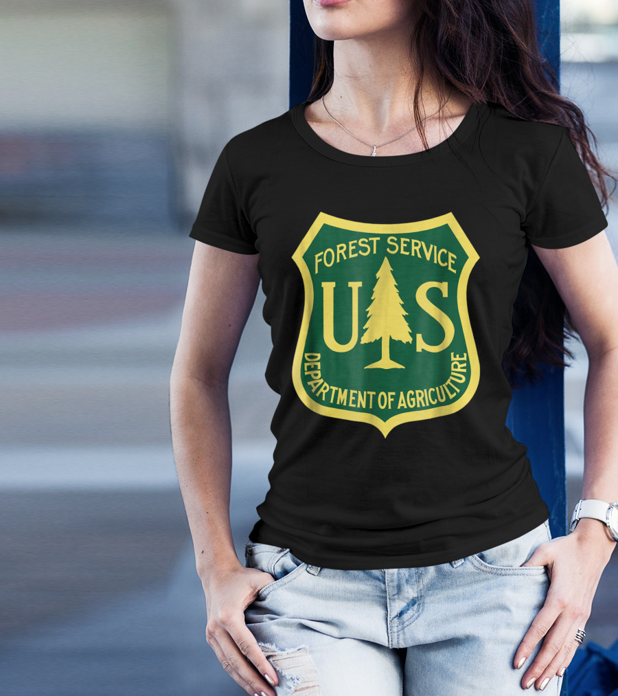 US Forest Service Department Of Agriculture Badge T-Shirt