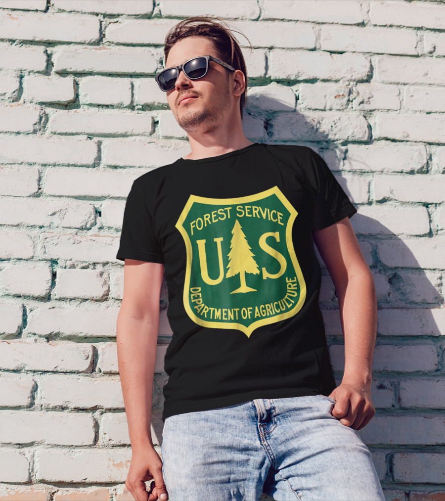 US Forest Service Department Of Agriculture Badge T-Shirt