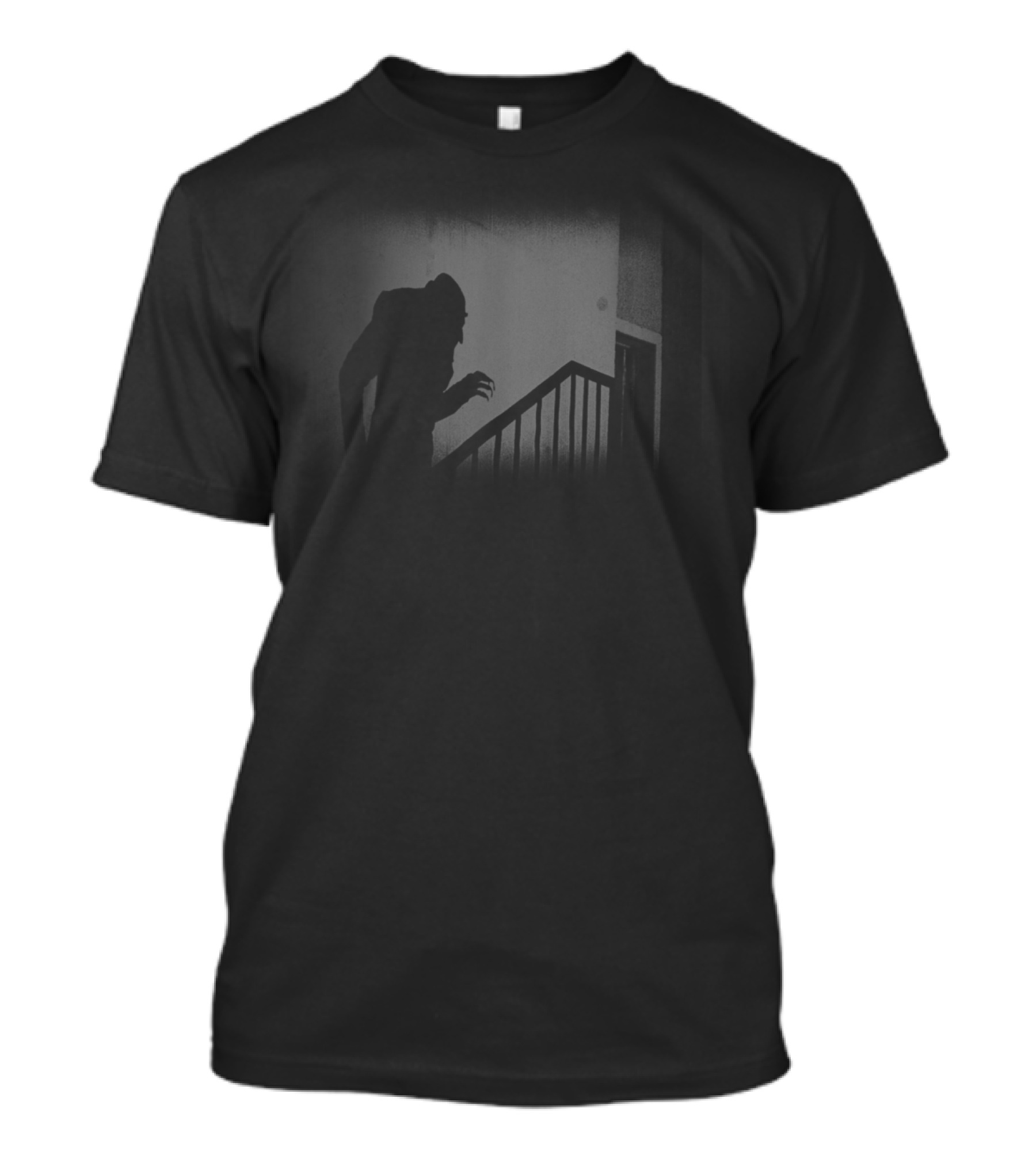 Nosferatu Vampire Horror Classic Movie Monster Shadow Stairs T-Shirt
