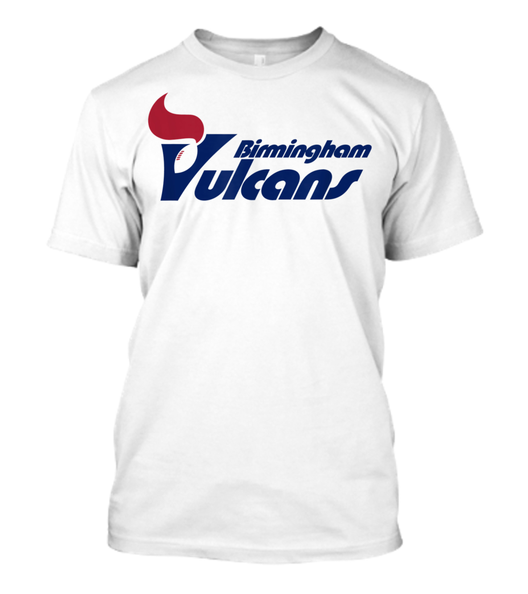 Birmingham Vulcans Vintage Iron Football Flame T-Shirt