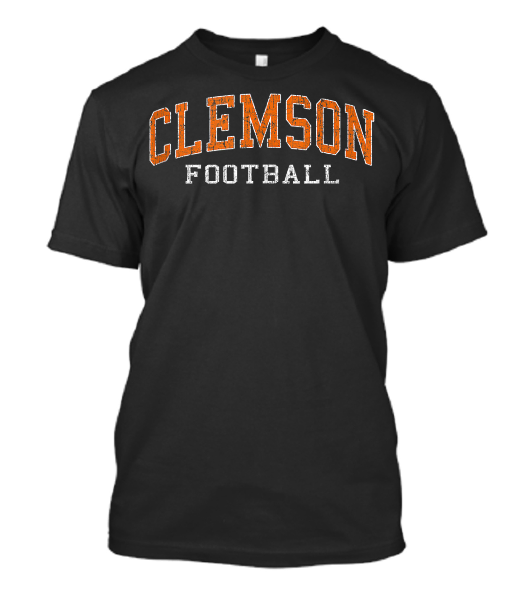Clemson Football Vintage Distressed Look T-Shirt