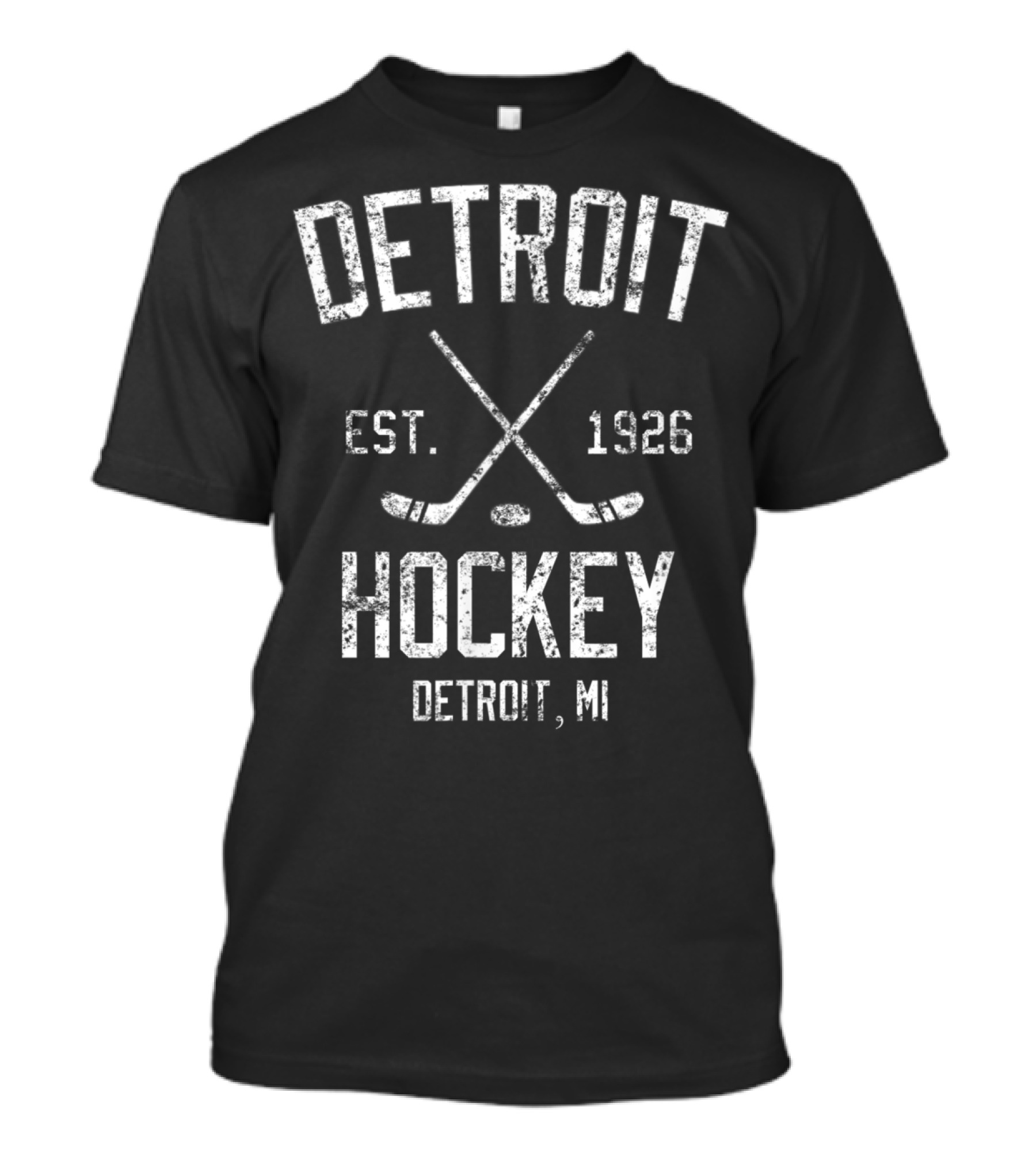 Detroit Hockey Est. 1926 Vintage Detroit, MI T-Shirt