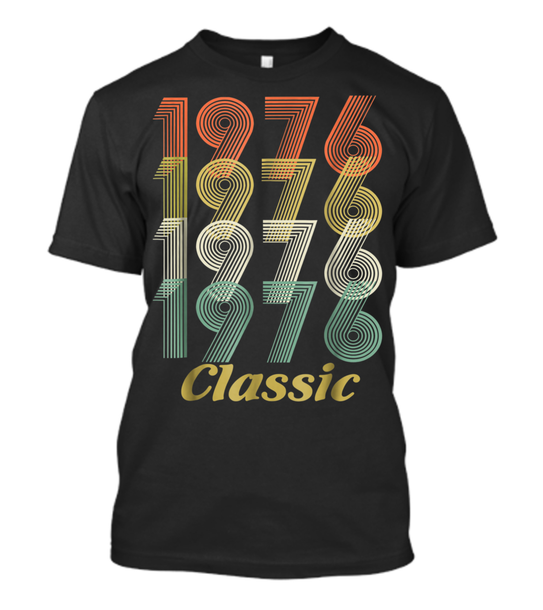 Classic Vintage 1976 Fortytwo 42Nd Birthday T-Shirt