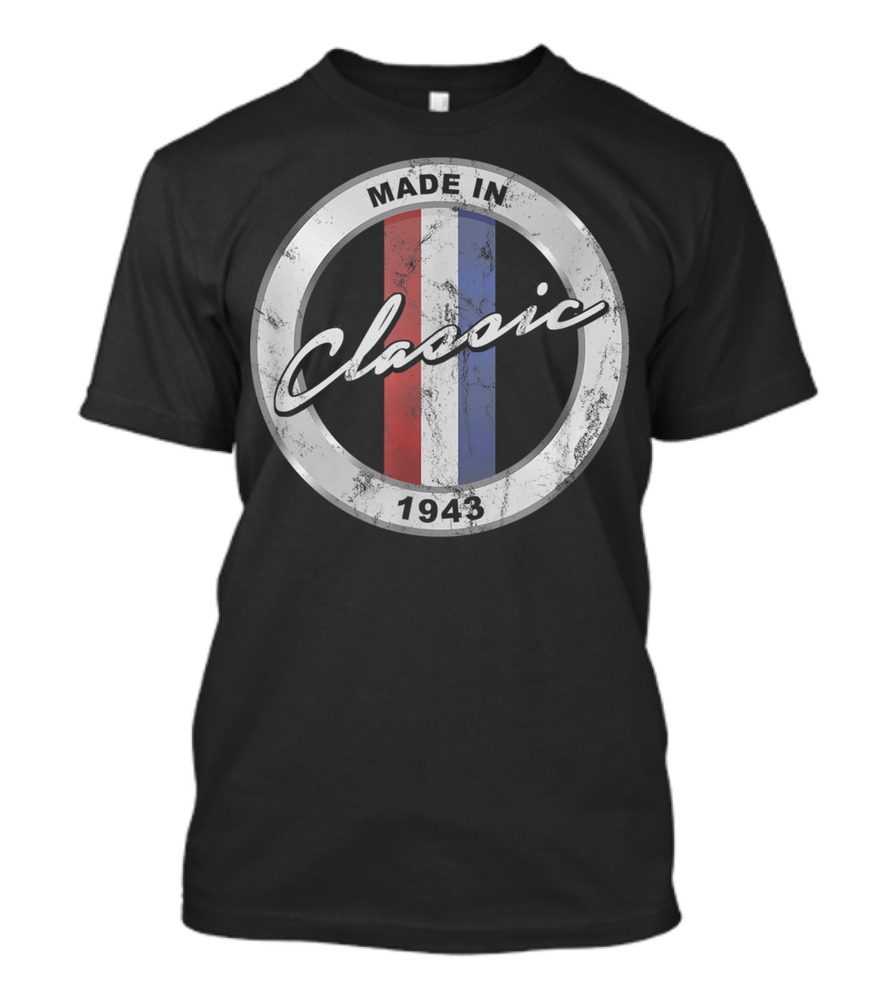 Made In 1943 Classic Vintage Hot Rod 77th T-Shirt