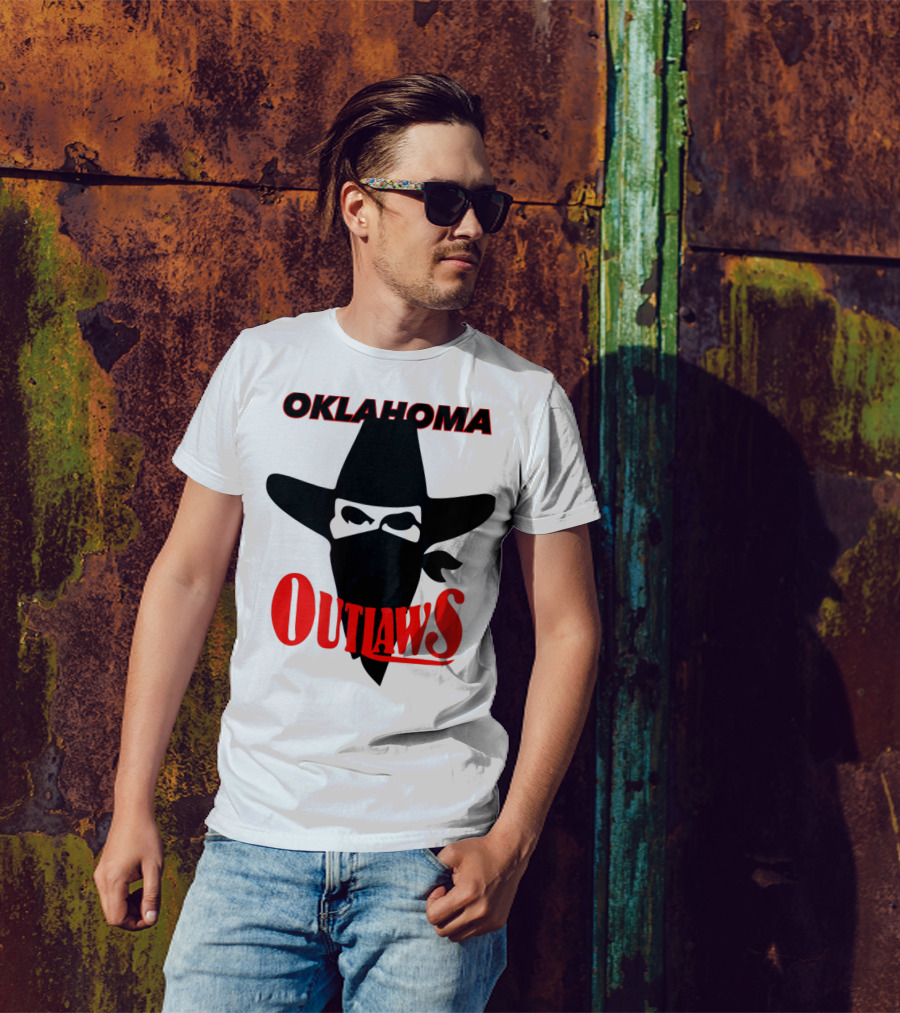 Oklahoma Outlaws Football Vintage Cowboy T-Shirt