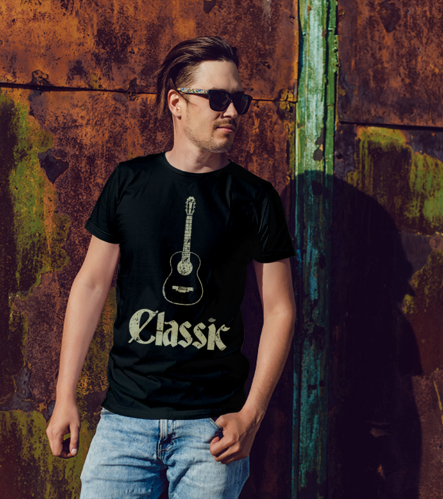 Classic Vintage Classical Guitar T-Shirt