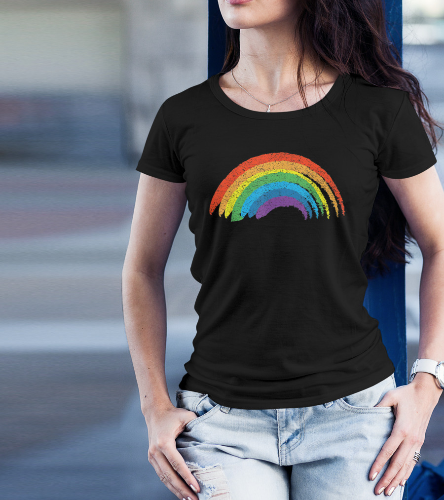 Vintage Rainbow Retro T-Shirt