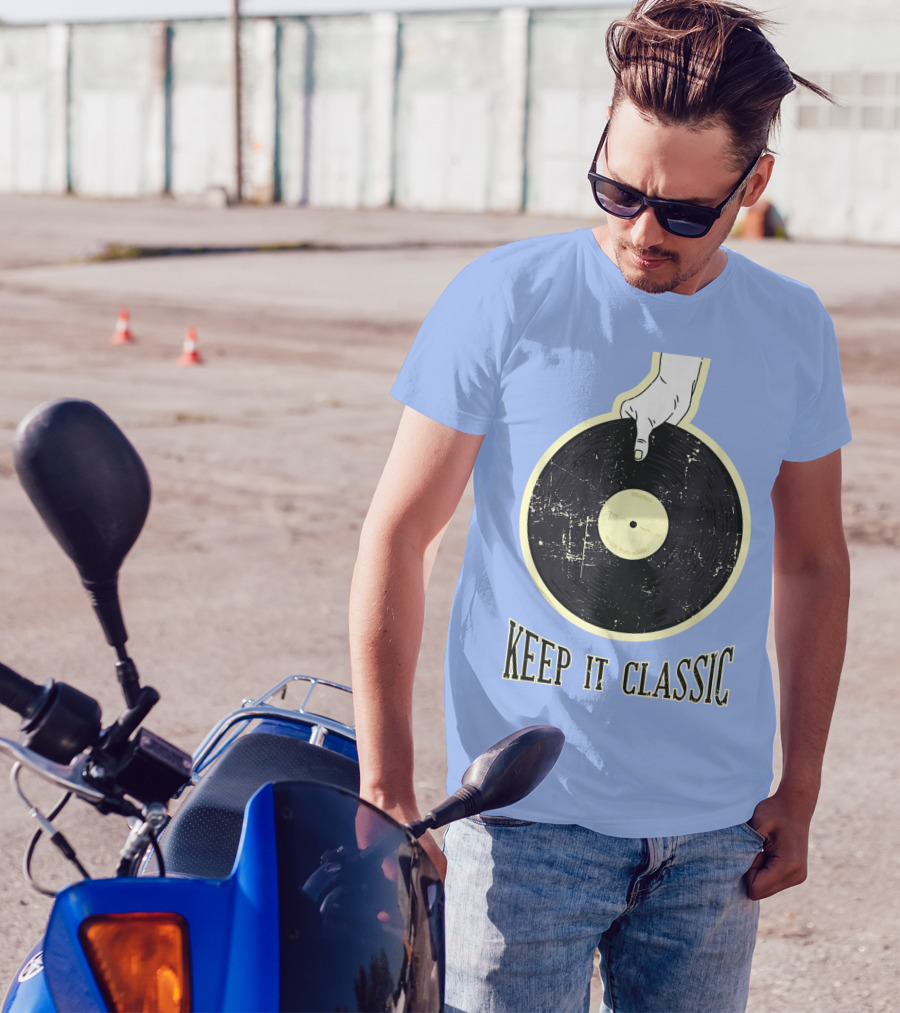 Keep It Classic Vinyl Record Phonograph Record Player T-Shirt