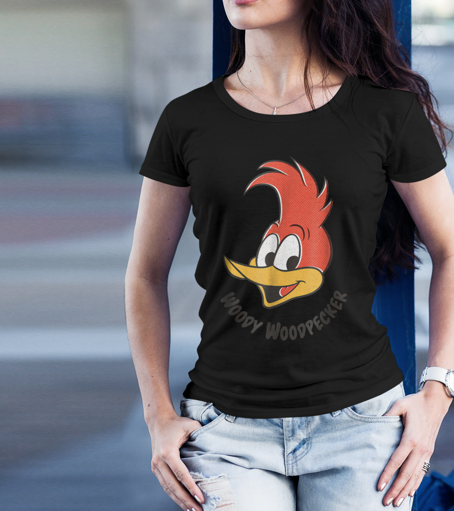 Woody Woodpecker Classic Smile Vibrant Cartoon Character T-Shirt