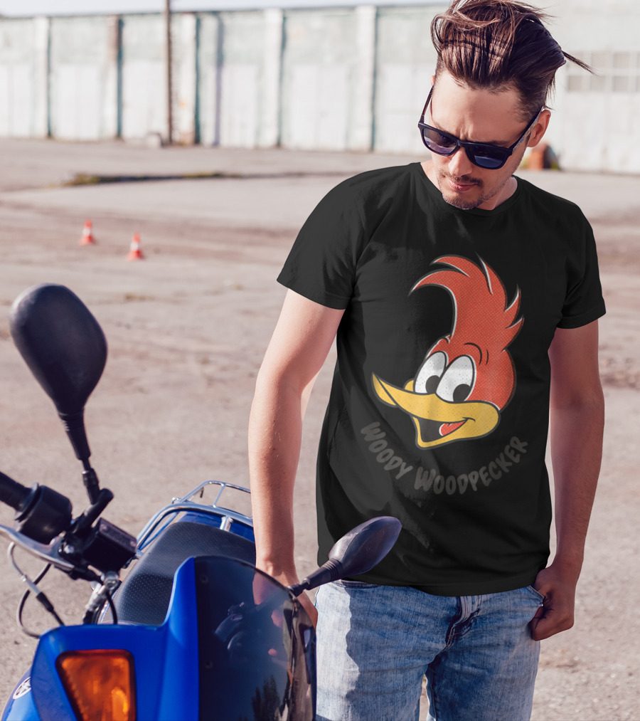 Woody Woodpecker Classic Smile Vibrant Cartoon Character T-Shirt