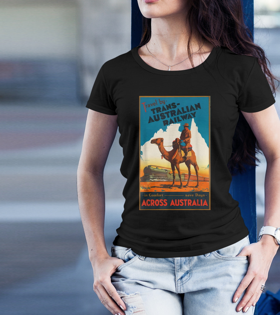 Travel By Trans-Australian Railway Across Australia In Comfort Save Days T-Shirt