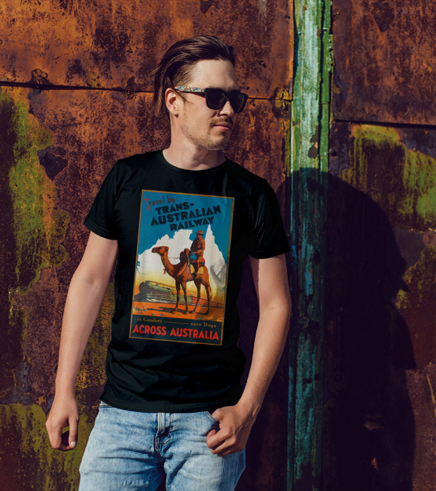 Travel By Trans-Australian Railway Across Australia In Comfort Save Days T-Shirt