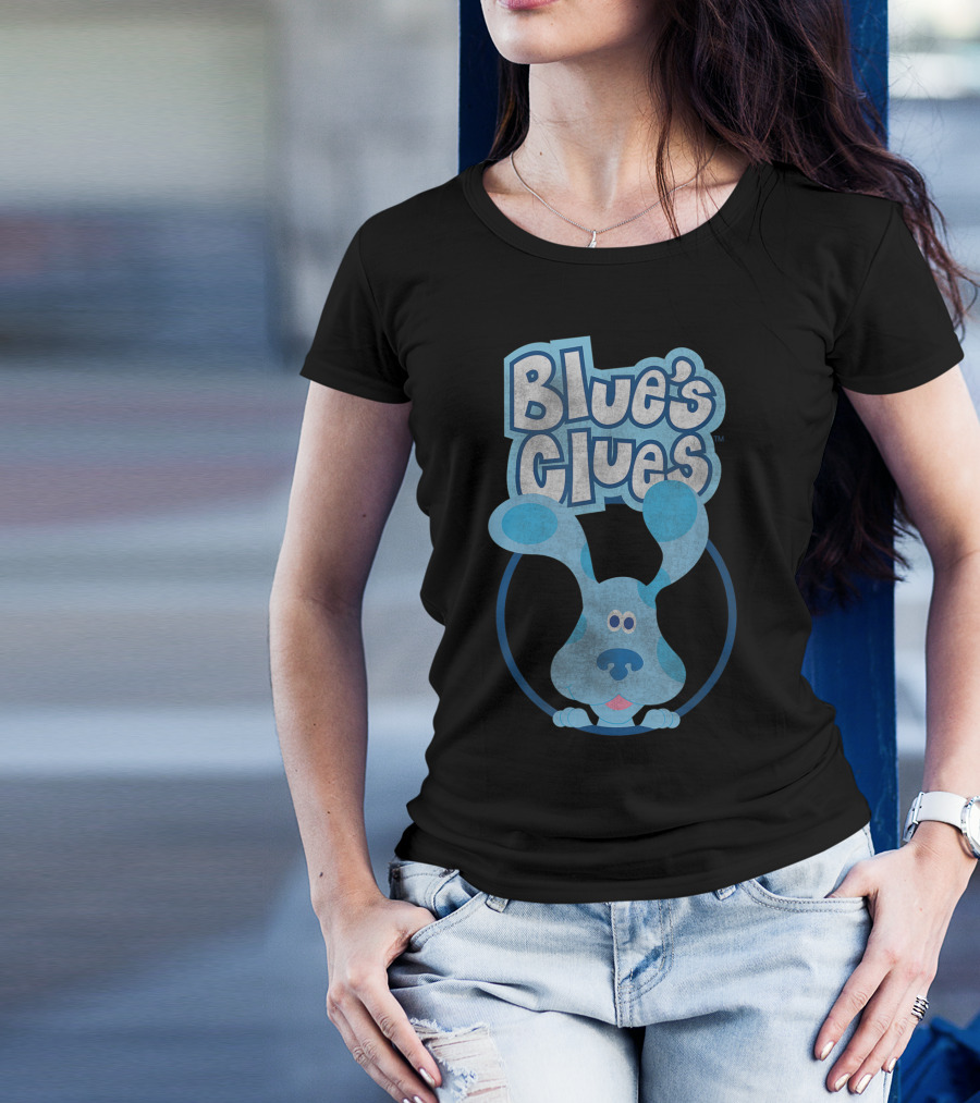 Blue's Clues Blue Dog Circle T-Shirt