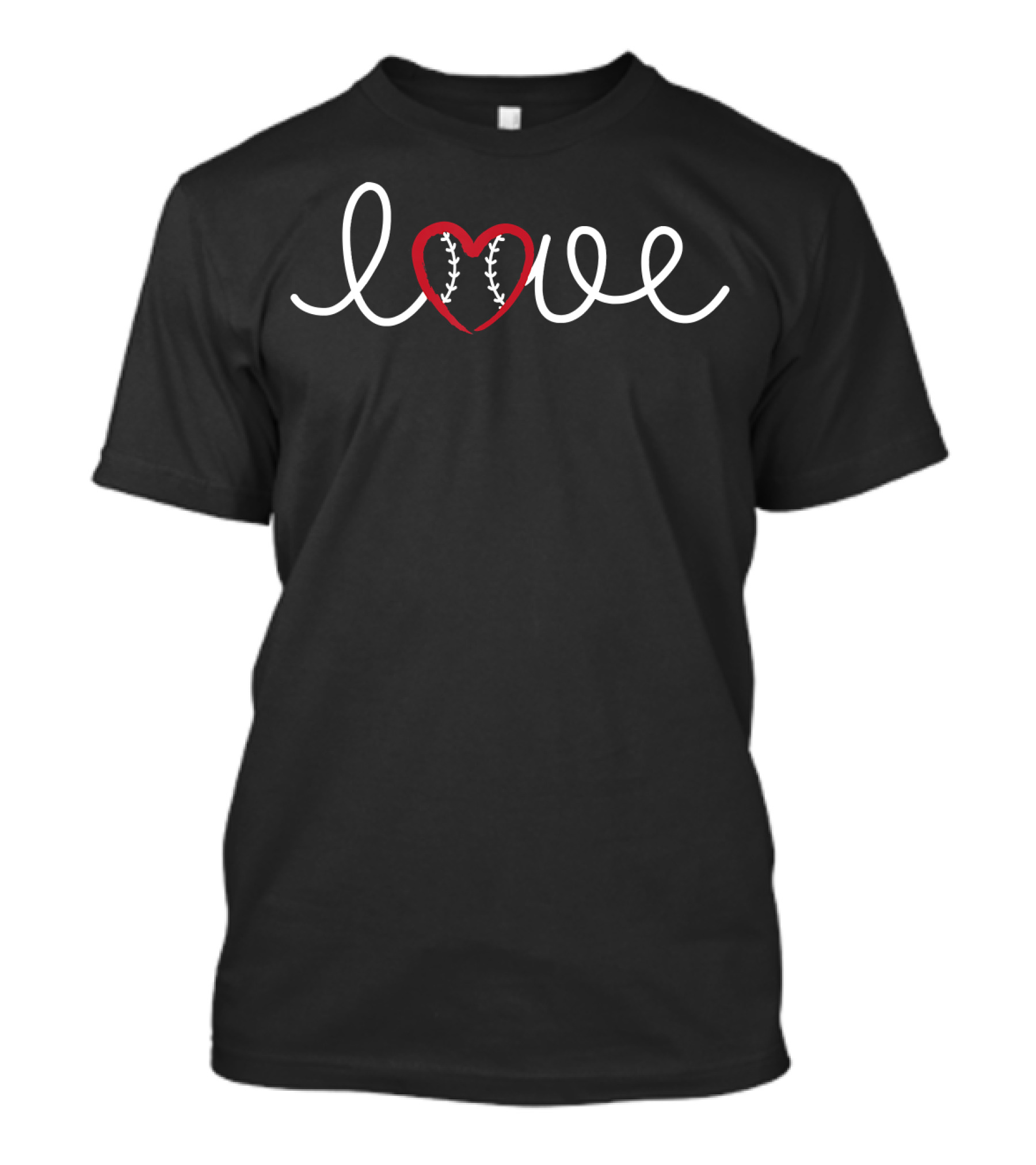 I Love Baseball Heart T-Shirt