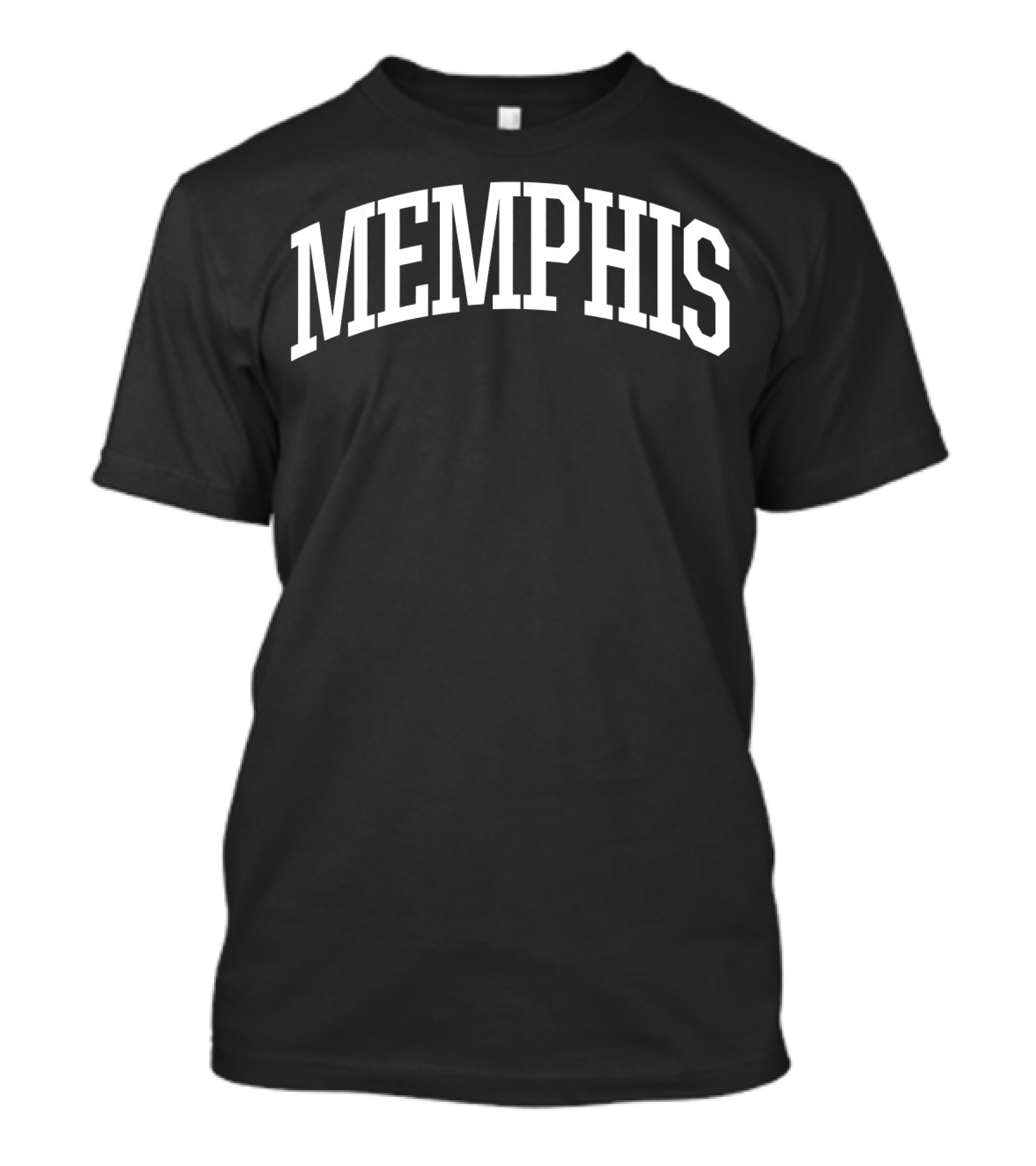 Memphis Sports College Arch Block Text T-Shirt