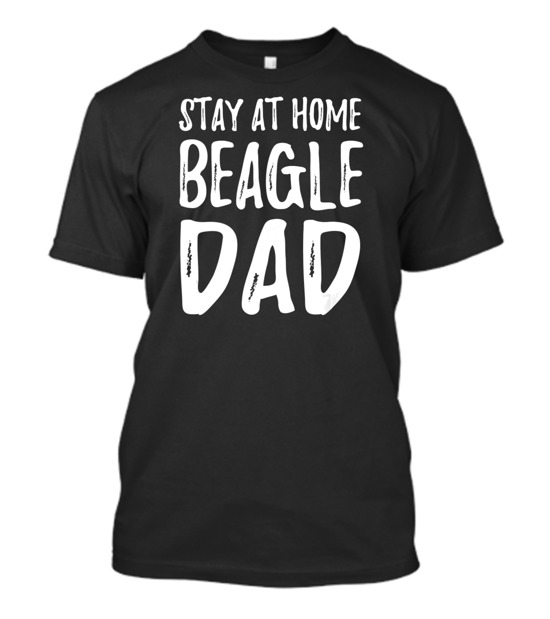 Stay At Home Beagle Dog Dad T-Shirt
