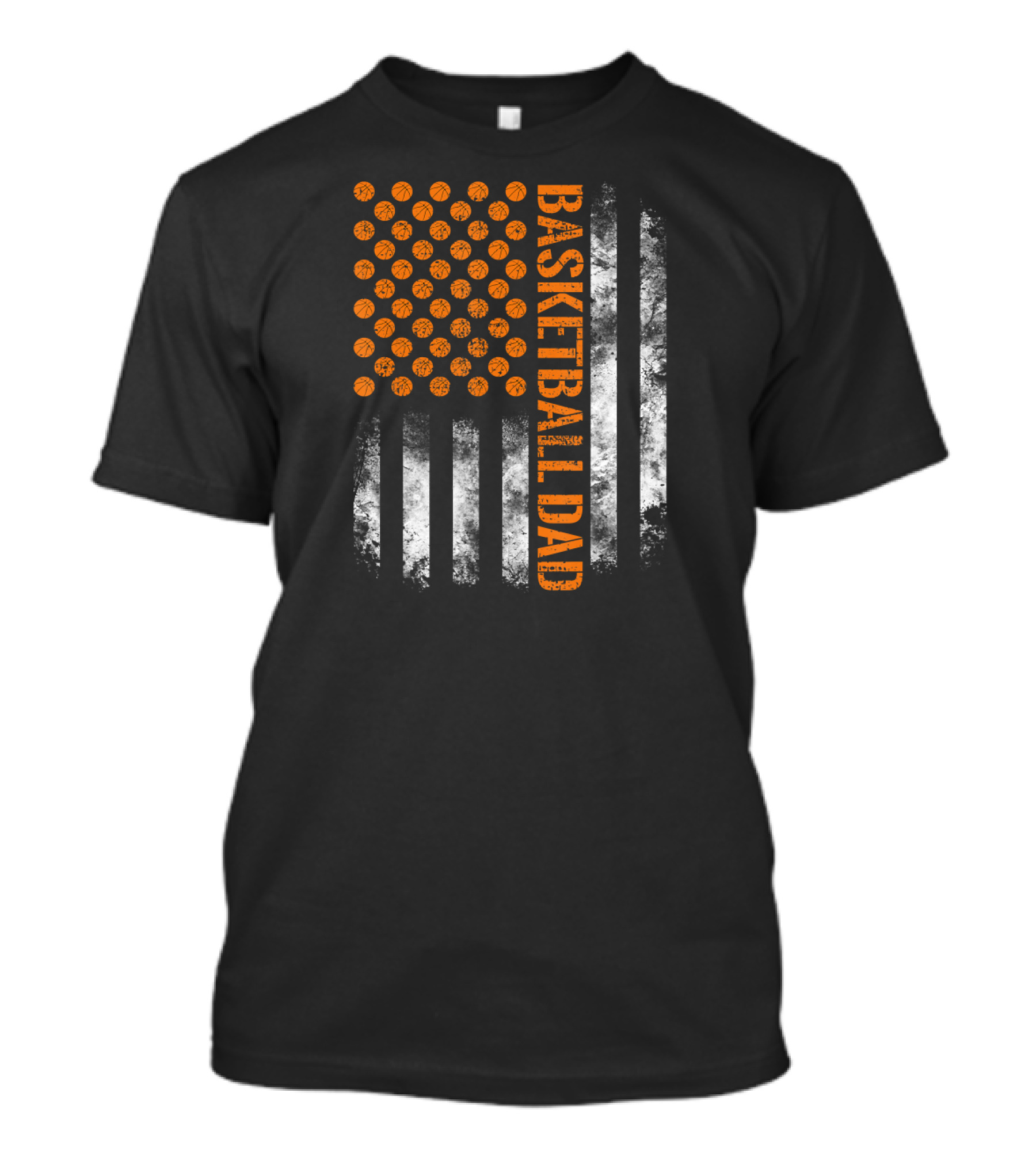 Basketball Dad USA Flag T-Shirt