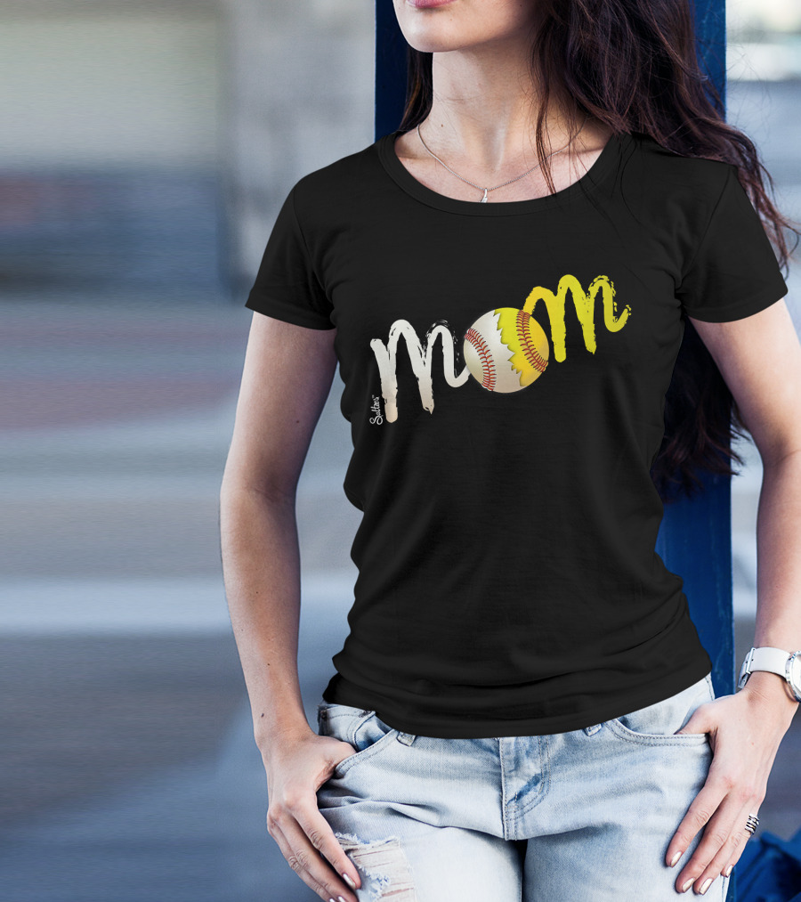 Mom Baseball Softball Sports Lover T-Shirt