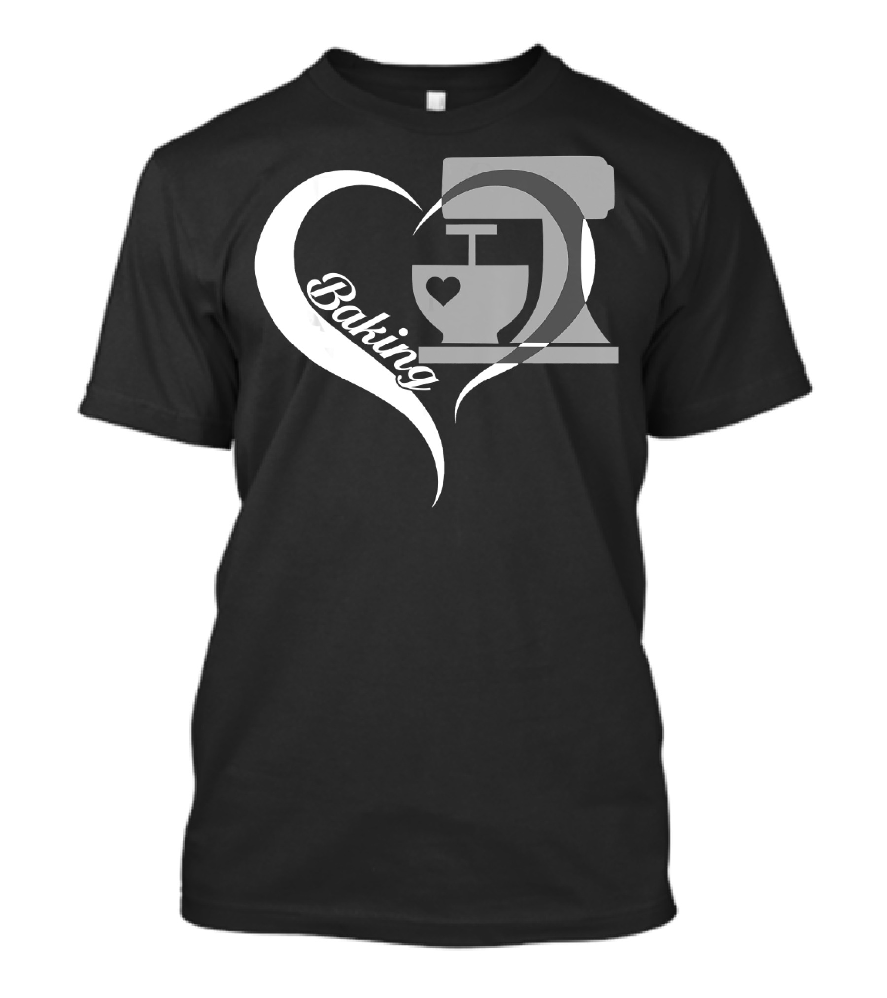 Baker Baking Heart Mixer T-Shirt