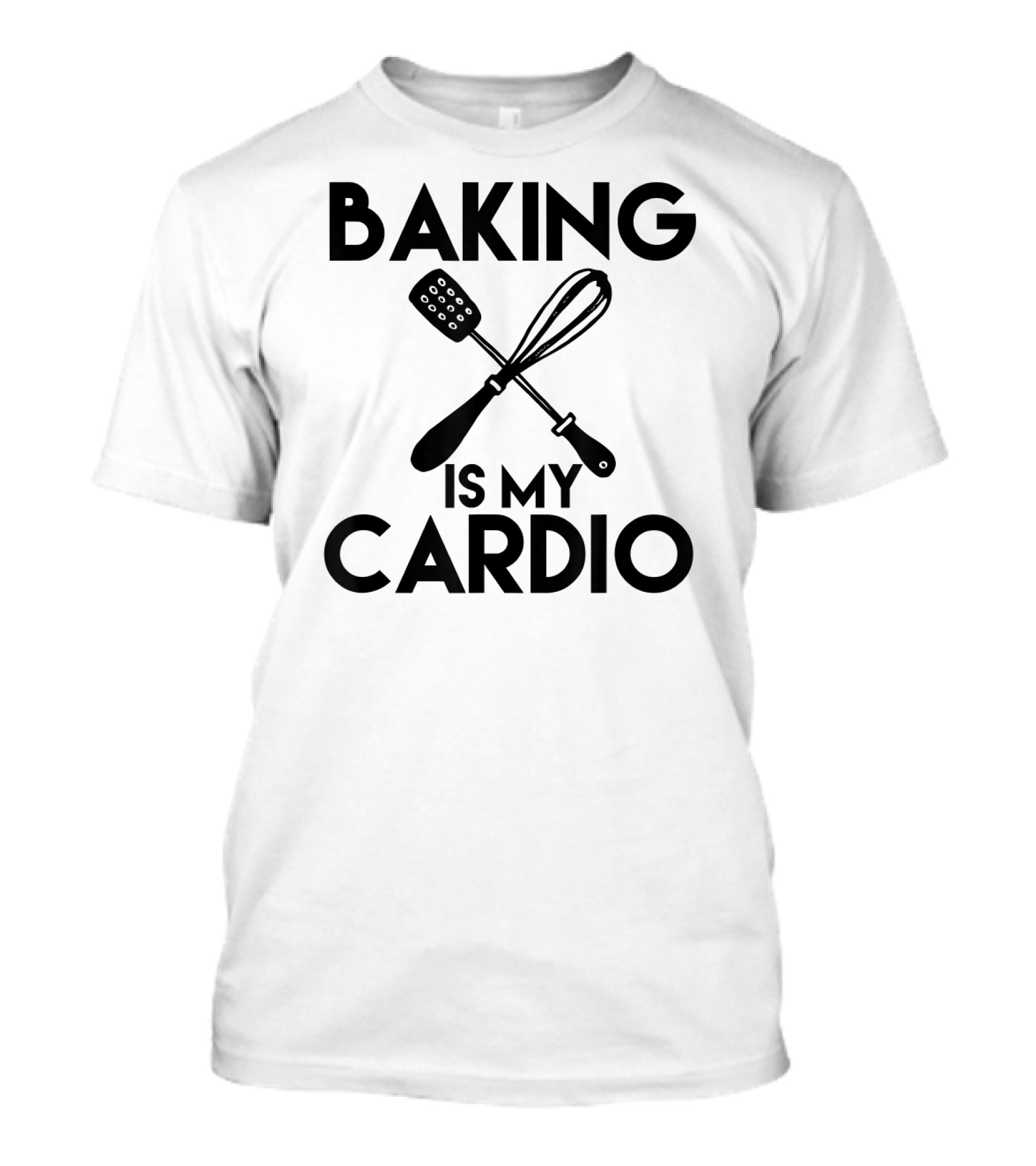 Baking Is My Cardio Funny Baking Cute Baker T-Shirt