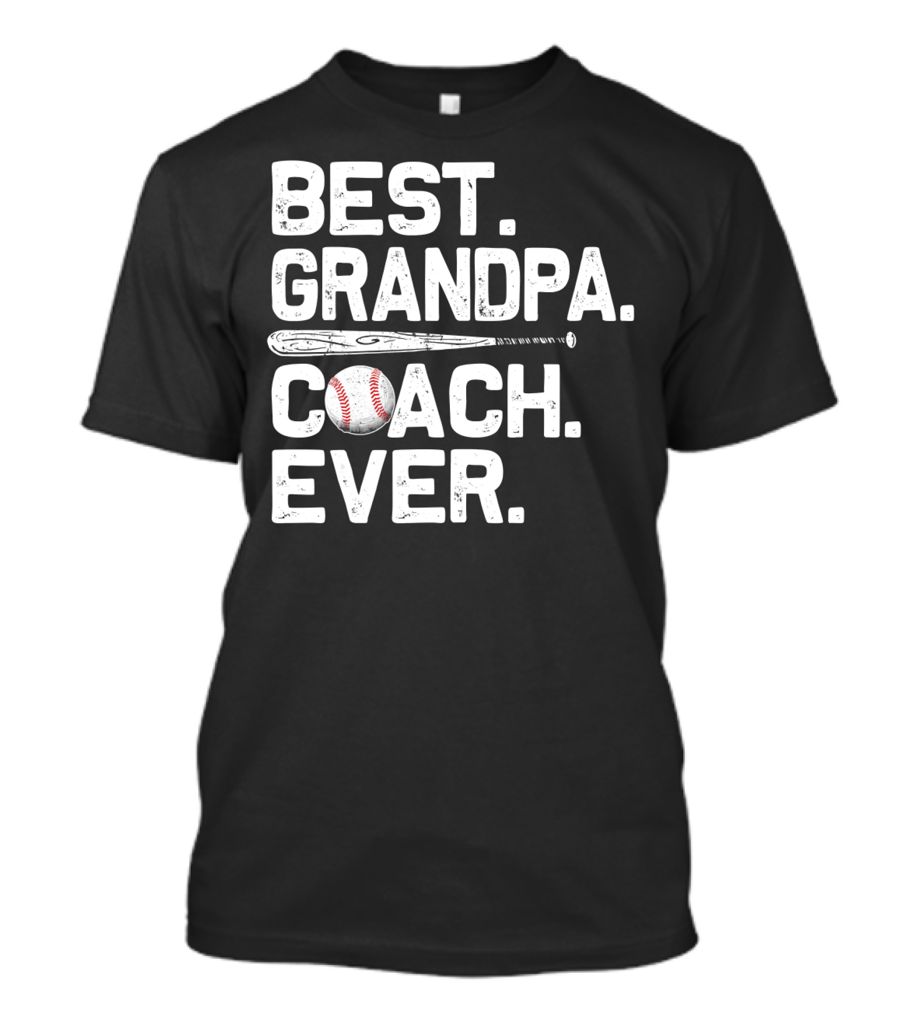 Best Grandpa Coach Ever Baseball T-Shirt